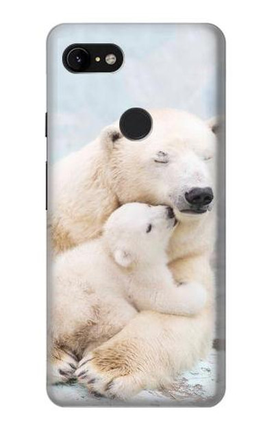 S3373 Polar Bear Hug Family Case Cover Custodia per Google Pixel 3 XL