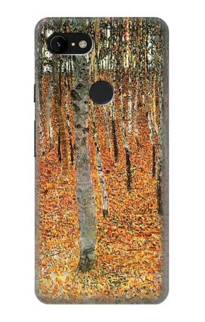 S3380 Gustav Klimt Birch Forest Case Cover Custodia per Google Pixel 3 XL