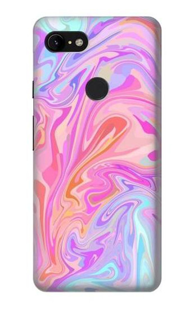 S3444 Digital Art Colorful Liquid Case Cover Custodia per Google Pixel 3 XL