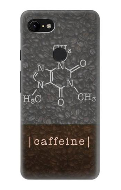 S3475 Caffeine Molecular Case Cover Custodia per Google Pixel 3 XL