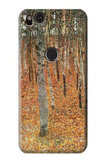 S3380 Gustav Klimt Birch Forest Case Cover Custodia per Google Pixel 2