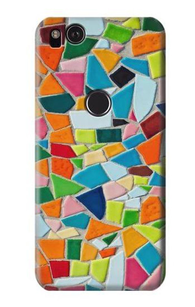S3391 Abstract Art Mosaic Tiles Graphic Case Cover Custodia per Google Pixel 2
