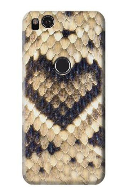 S3417 Diamond Rattle Snake Graphic Print Case Cover Custodia per Google Pixel 2