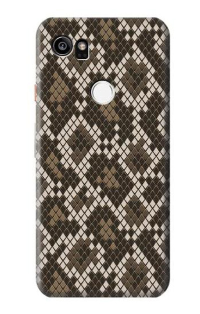 S3389 Seamless Snake Skin Pattern Graphic Case Cover Custodia per Google Pixel 2 XL