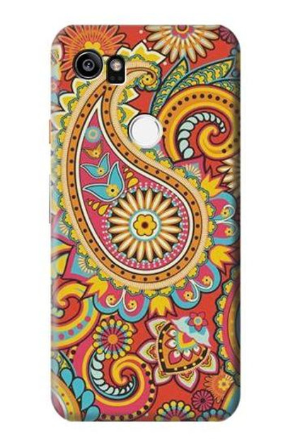 S3402 Floral Paisley Pattern Seamless Case Cover Custodia per Google Pixel 2 XL