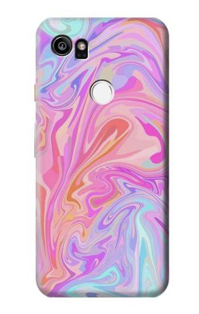 S3444 Digital Art Colorful Liquid Case Cover Custodia per Google Pixel 2 XL