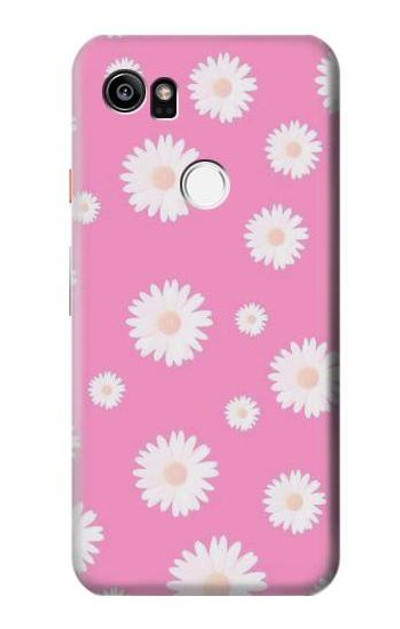 S3500 Pink Floral Pattern Case Cover Custodia per Google Pixel 2 XL