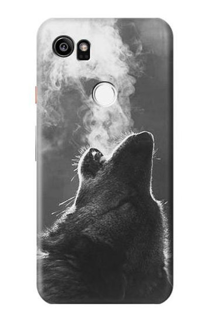 S3505 Wolf Howling Case Cover Custodia per Google Pixel 2 XL