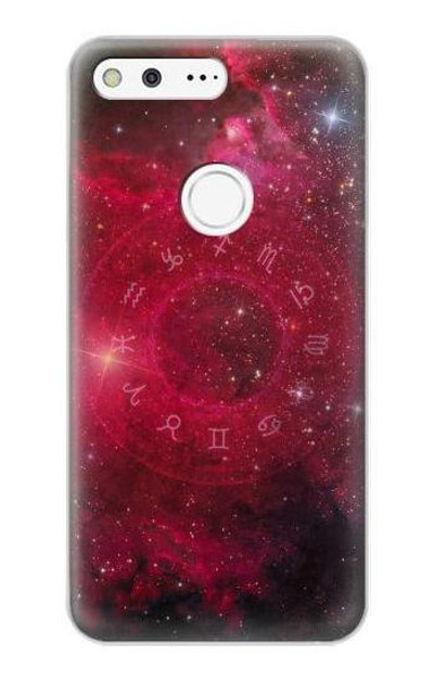 S3368 Zodiac Red Galaxy Case Cover Custodia per Google Pixel XL