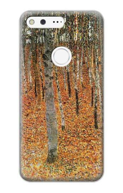 S3380 Gustav Klimt Birch Forest Case Cover Custodia per Google Pixel XL