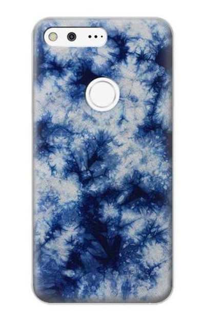 S3439 Fabric Indigo Tie Dye Case Cover Custodia per Google Pixel XL