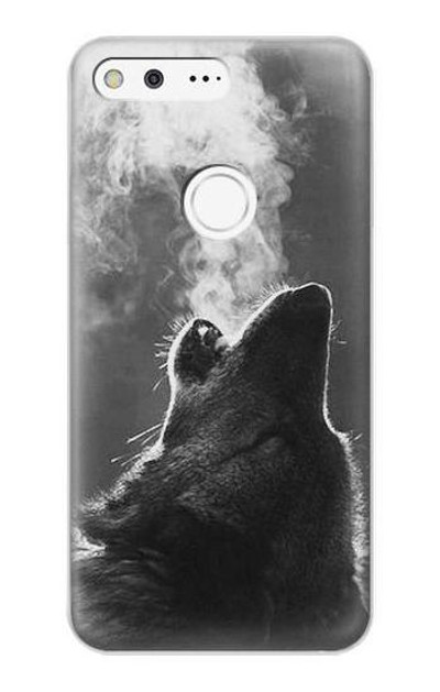 S3505 Wolf Howling Case Cover Custodia per Google Pixel XL