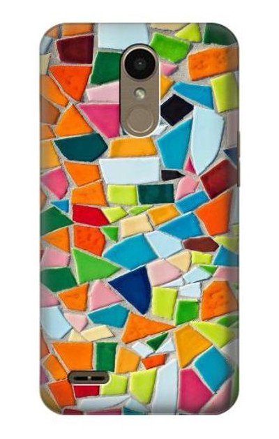 S3391 Abstract Art Mosaic Tiles Graphic Case Cover Custodia per LG K10 (2018), LG K30