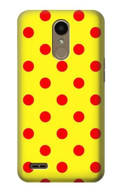 S3526 Red Spot Polka Dot Case Cover Custodia per LG K10 (2018), LG K30