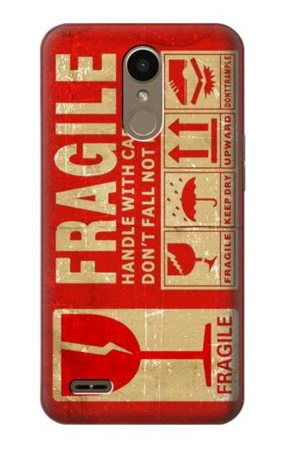 S3552 Vintage Fragile Label Art Case Cover Custodia per LG K10 (2018), LG K30