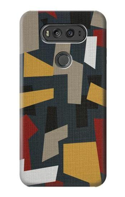 S3386 Abstract Fabric Texture Case Cover Custodia per LG V20