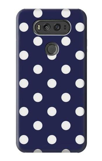 S3533 Blue Polka Dot Case Cover Custodia per LG V20
