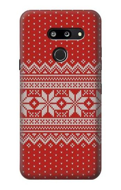 S3384 Winter Seamless Knitting Pattern Case Cover Custodia per LG G8 ThinQ