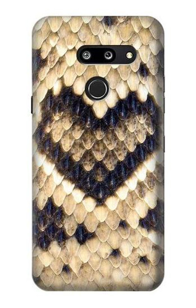 S3417 Diamond Rattle Snake Graphic Print Case Cover Custodia per LG G8 ThinQ