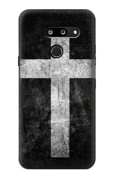 S3491 Christian Cross Case Cover Custodia per LG G8 ThinQ