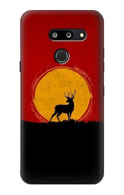 S3513 Deer Sunset Case Cover Custodia per LG G8 ThinQ