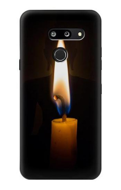 S3530 Buddha Candle Burning Case Cover Custodia per LG G8 ThinQ