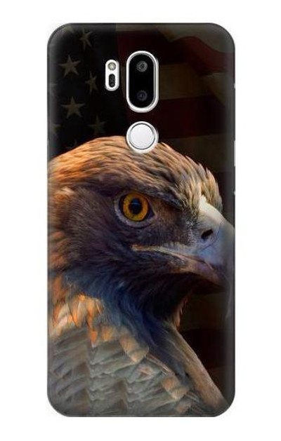 S3376 Eagle American Flag Case Cover Custodia per LG G7 ThinQ