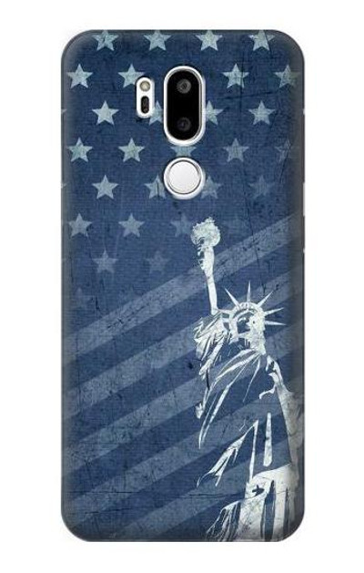 S3450 US Flag Liberty Statue Case Cover Custodia per LG G7 ThinQ