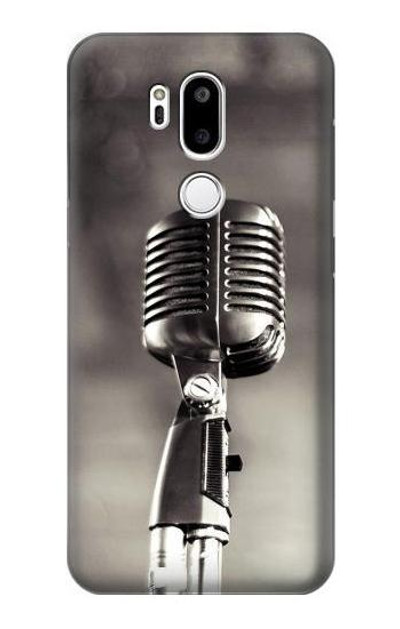 S3495 Vintage Microphone Case Cover Custodia per LG G7 ThinQ