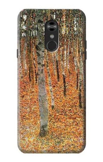 S3380 Gustav Klimt Birch Forest Case Cover Custodia per LG Q Stylo 4, LG Q Stylus