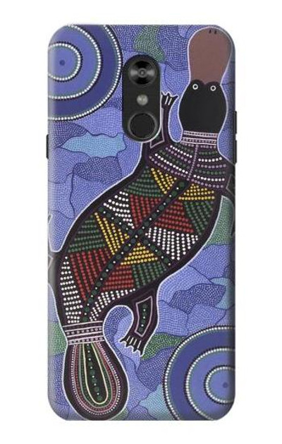 S3387 Platypus Australian Aboriginal Art Case Cover Custodia per LG Q Stylo 4, LG Q Stylus