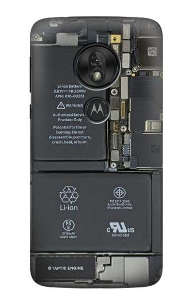 S3467 Inside Mobile Phone Graphic Case Cover Custodia per Motorola Moto G7 Play