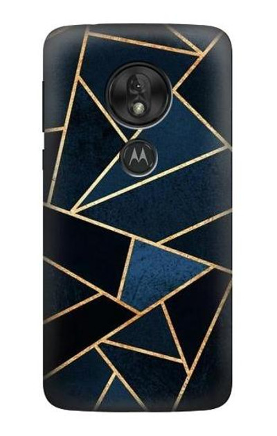 S3479 Navy Blue Graphic Art Case Cover Custodia per Motorola Moto G7 Play