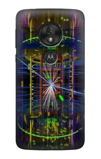 S3545 Quantum Particle Collision Case Cover Custodia per Motorola Moto G7 Play