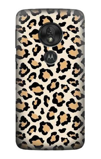 S3374 Fashionable Leopard Seamless Pattern Case Cover Custodia per Motorola Moto G7 Power