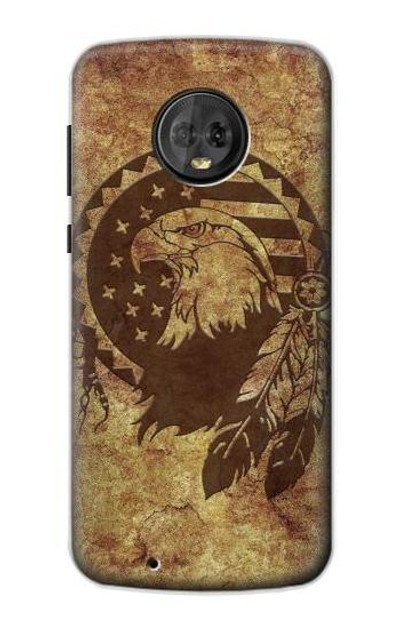 S3378 Native American Case Cover Custodia per Motorola Moto G6