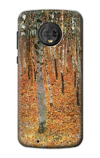 S3380 Gustav Klimt Birch Forest Case Cover Custodia per Motorola Moto G6