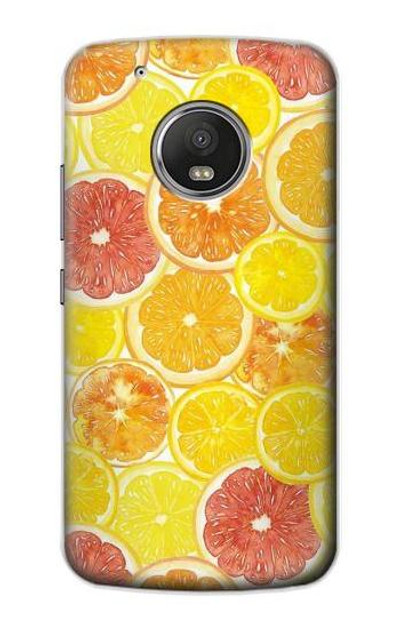 S3408 Lemon Case Cover Custodia per Motorola Moto G5 Plus