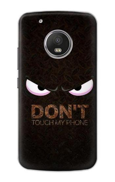 S3412 Do Not Touch My Phone Case Cover Custodia per Motorola Moto G5 Plus