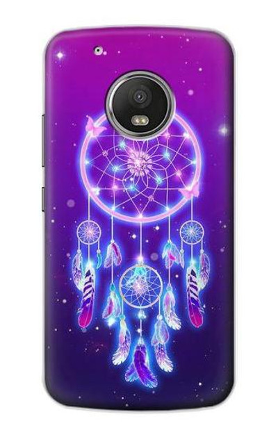 S3484 Cute Galaxy Dream Catcher Case Cover Custodia per Motorola Moto G5 Plus