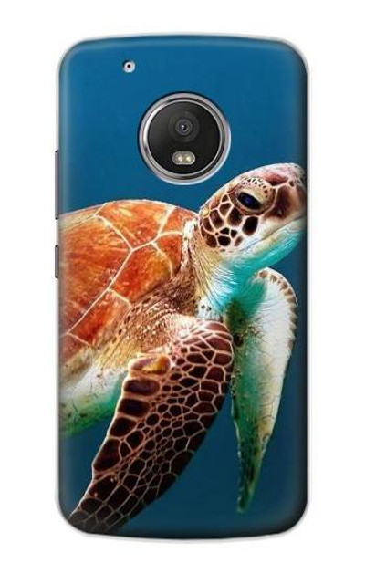 S3497 Green Sea Turtle Case Cover Custodia per Motorola Moto G5 Plus