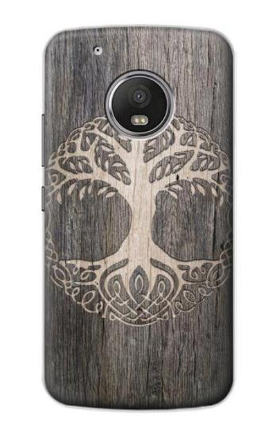 S3591 Viking Tree of Life Symbol Case Cover Custodia per Motorola Moto G5 Plus