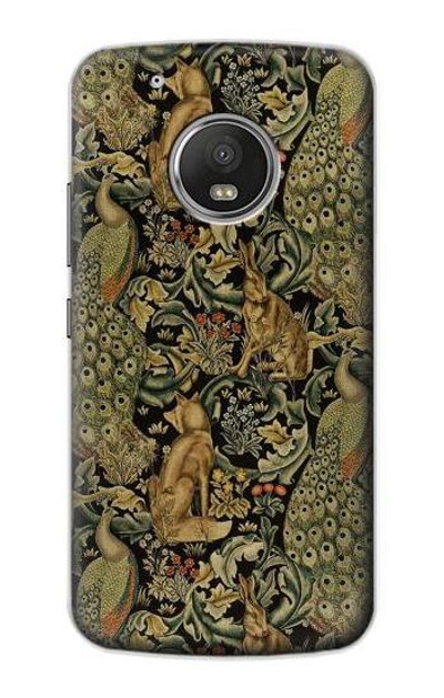 S3661 William Morris Forest Velvet Case Cover Custodia per Motorola Moto G5 Plus