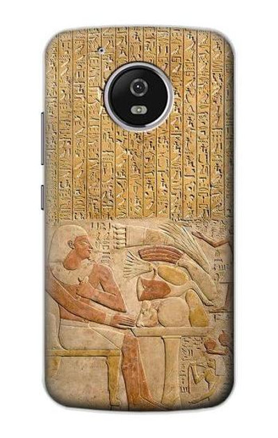 S3398 Egypt Stela Mentuhotep Case Cover Custodia per Motorola Moto G5