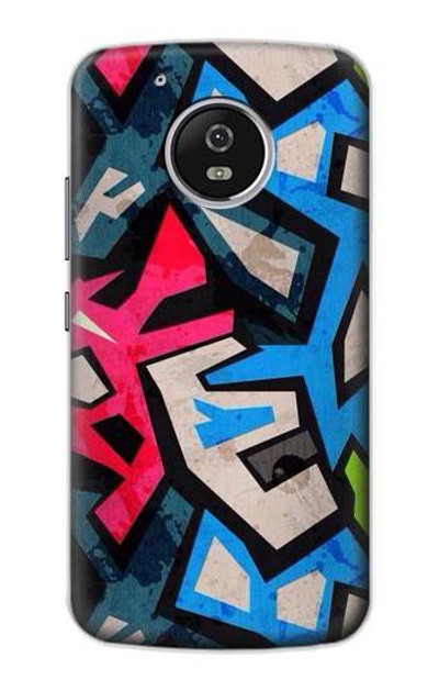 S3445 Graffiti Street Art Case Cover Custodia per Motorola Moto G5