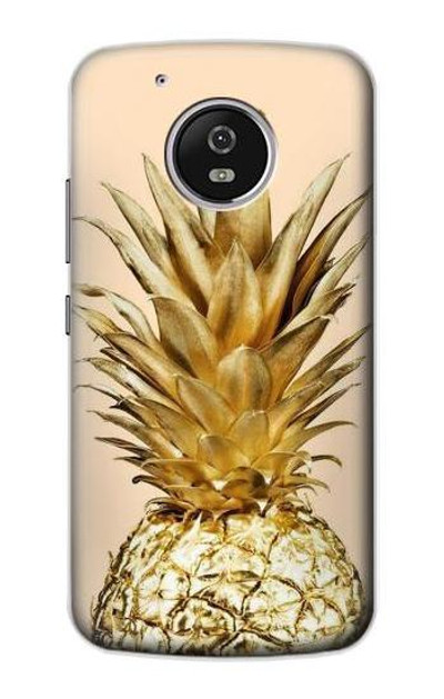 S3490 Gold Pineapple Case Cover Custodia per Motorola Moto G5