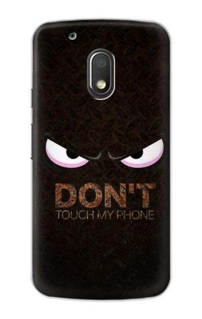 S3412 Do Not Touch My Phone Case Cover Custodia per Motorola Moto G4 Play