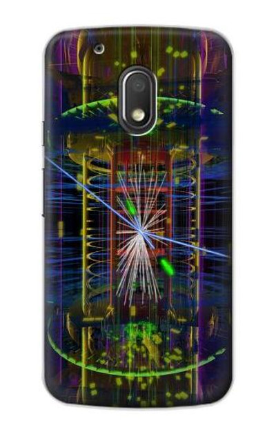 S3545 Quantum Particle Collision Case Cover Custodia per Motorola Moto G4 Play