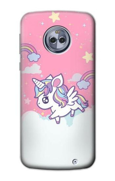 S3518 Unicorn Cartoon Case Cover Custodia per Motorola Moto X4