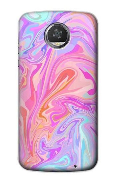 S3444 Digital Art Colorful Liquid Case Cover Custodia per Motorola Moto Z2 Play, Z2 Force